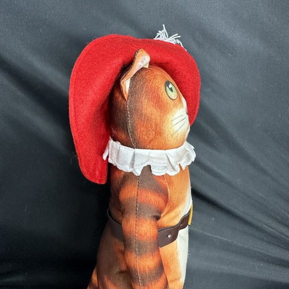 Vintage 1996 Puss In Boots Plush Fred Marcellino Plush Stuffed Animal Classic - Picture 14 of 16